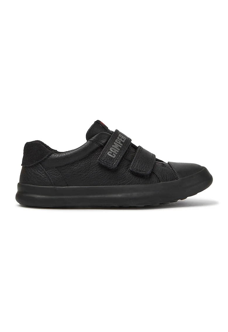 Pantofi sport de piele cu velcro si varf intarit Pursuit 8479, Negru