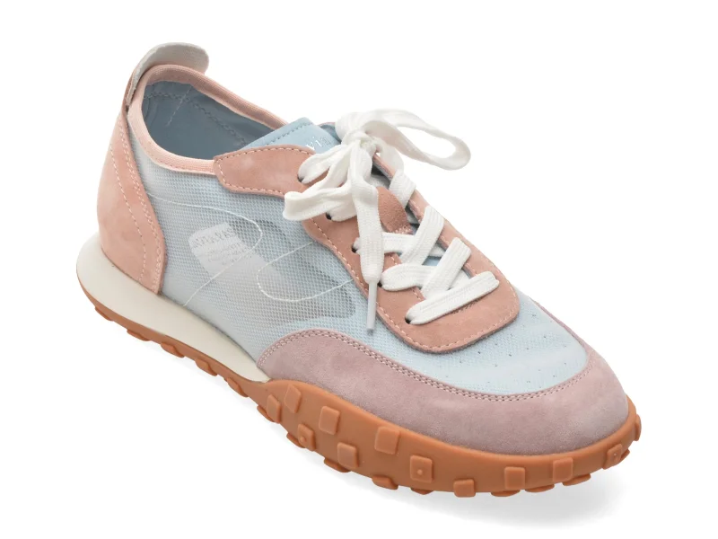 Pantofi sport FLAVIA PASSINI albastri, 56132, din material textil si piele naturala