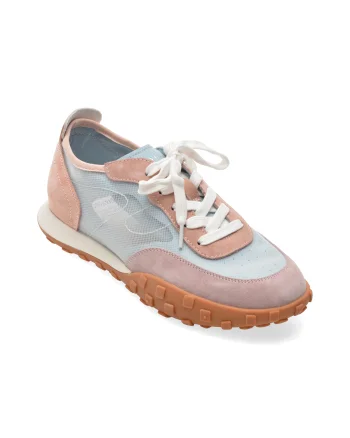 Pantofi sport FLAVIA PASSINI albastri, 56132, din material textil si piele naturala