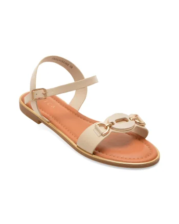 Sandale EPICA bej, 82968, din piele ecologica