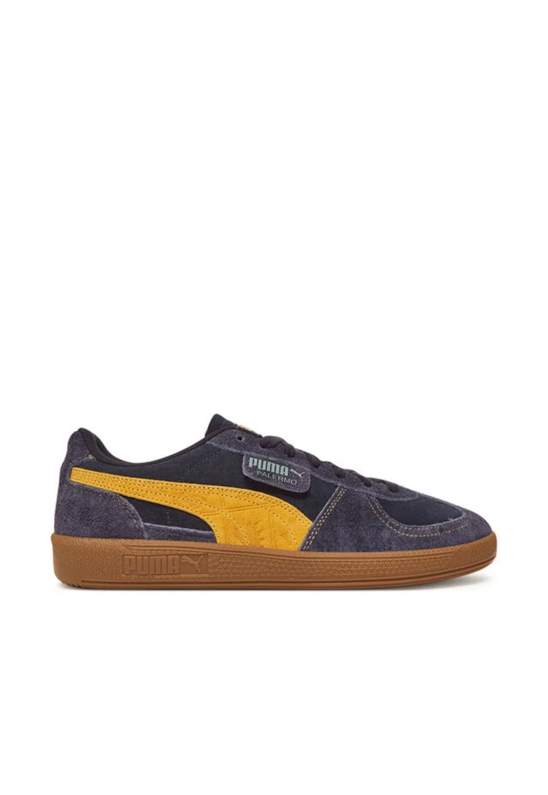 Pantofi sport unisex  401366, Piele naturala, Negru