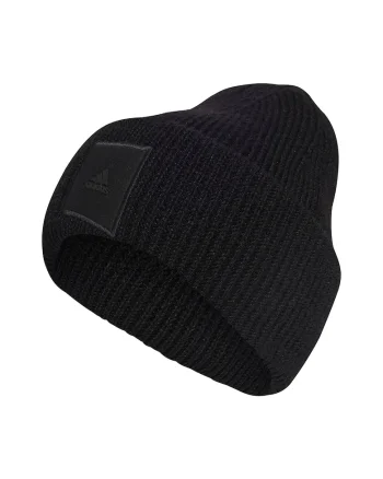 Caciula elastica cu aplicatie logo Wid Crew, Negru