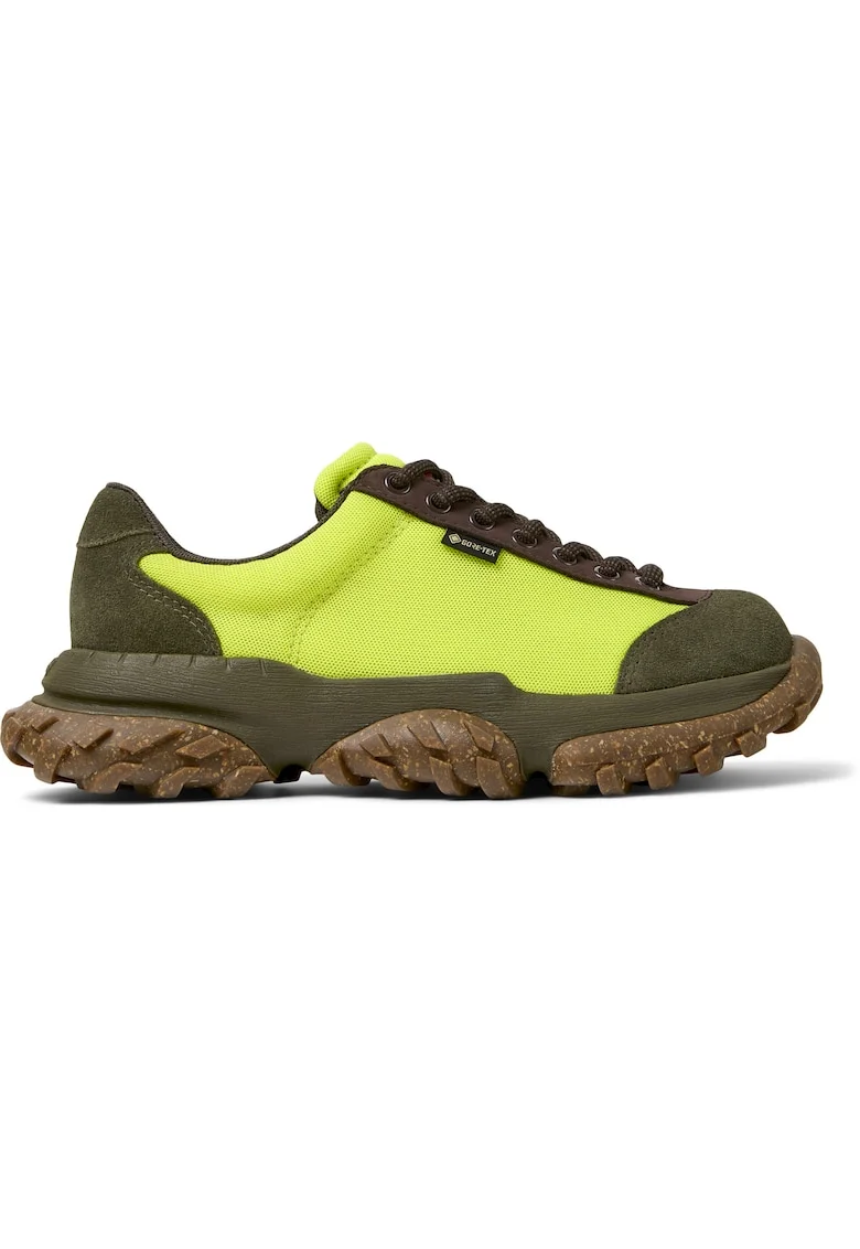 Pantofi sport impermeabili cu aspect masiv Karst Trek, Verde/Maro