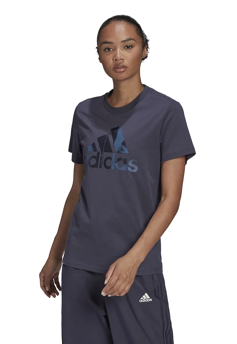 Tricou cu imprimeu logo Essentials, Albastru indigo