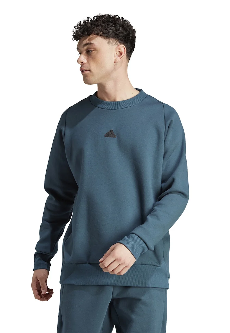 Bluza de trening lejera cu maneci raglan Premium, Verde persan