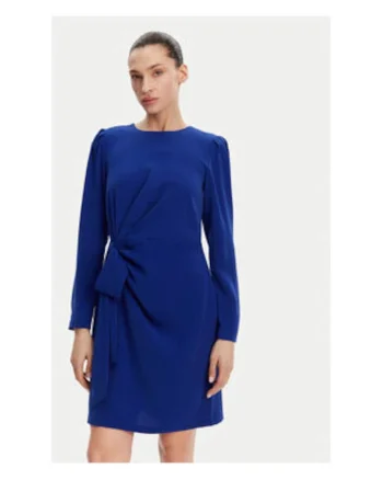 Rochie  albastru, 100% poliester,