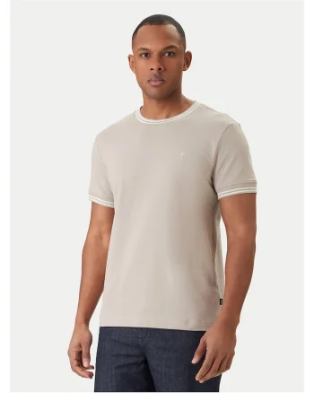 Tricou barbati,  bej, 94% bumbac, Bej