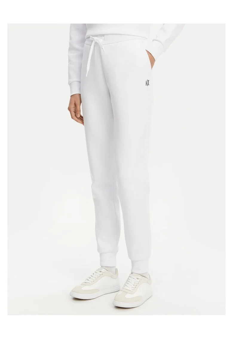 Pantaloni dama,  alb, Alb