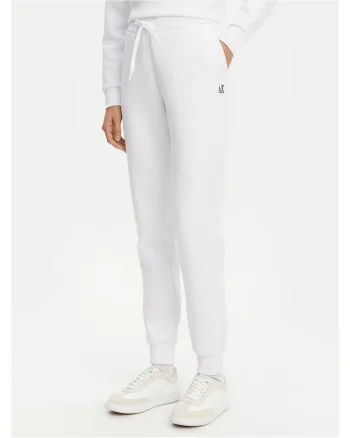 Pantaloni dama,  alb, Alb