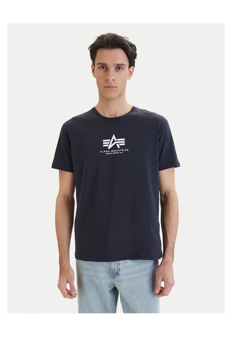 Tricou Barbati,  Bleumarin, Bumbac, Bleumarin
