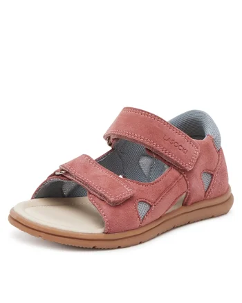 Sandale  roz, piele naturala, Roz