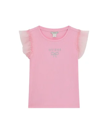 Tricou copii  roz bumbac, Roz