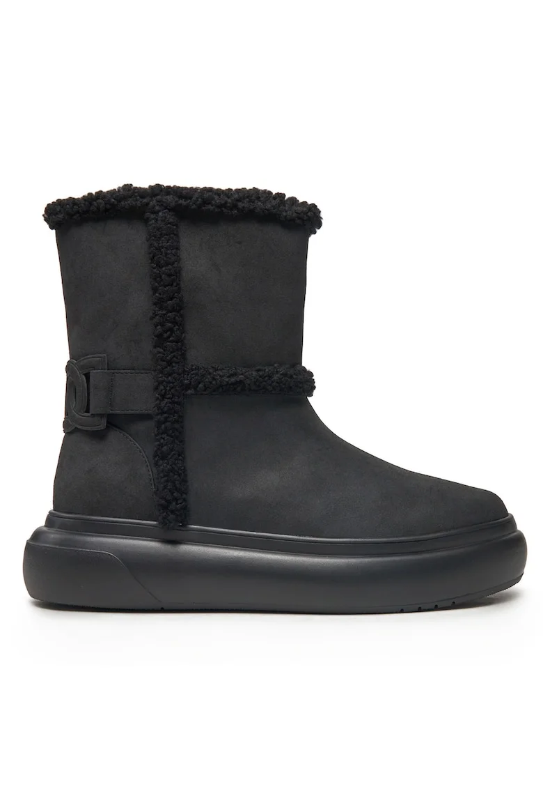 Cizme  negru, textil, Negru