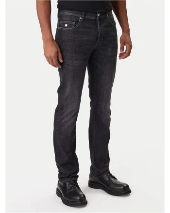 Blugi barbati  slim fit, Negru/Gri