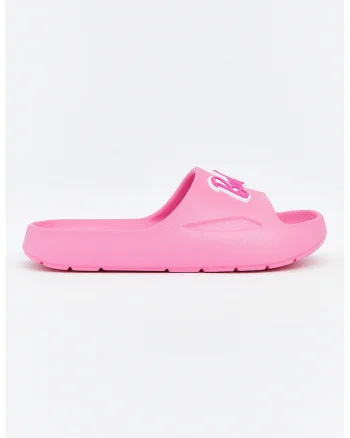 Papuci cu imprimeu Barbie, Alb/Roz