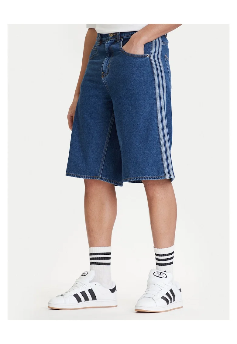 Pantaloni scurți bumbac  pentru bărbați, Albastru
