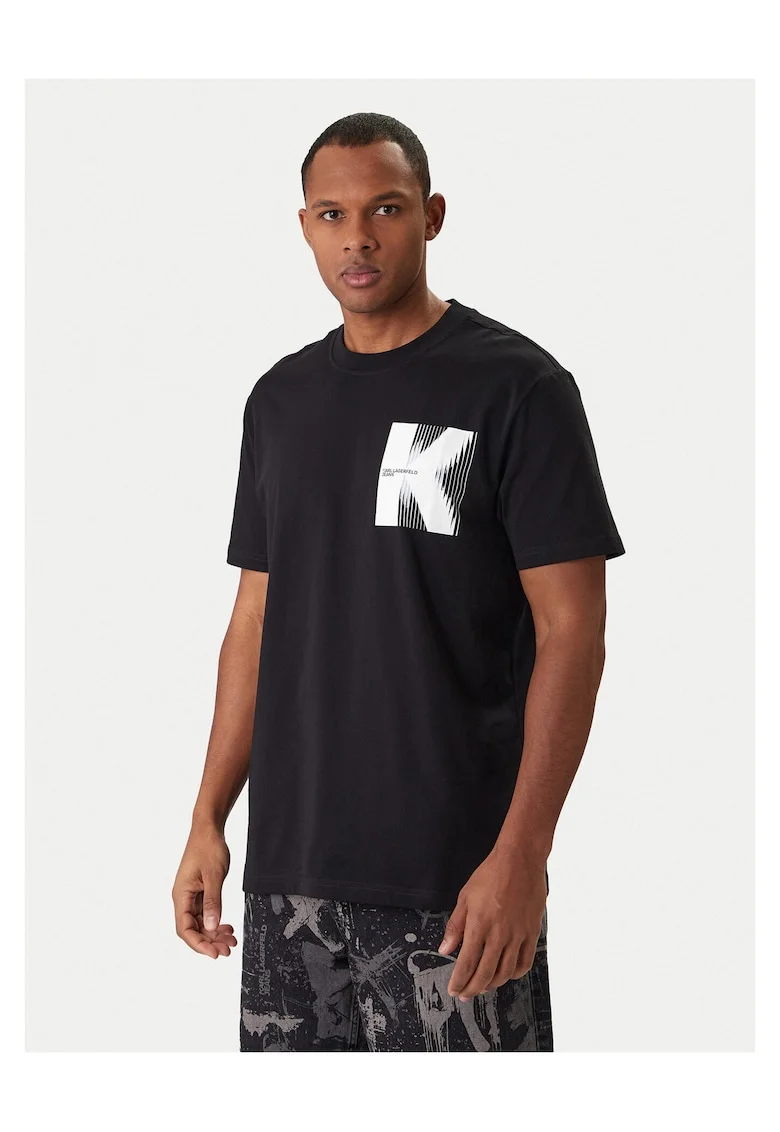 Tricou Barbati,  Bumbac 100%, Negru, Negru