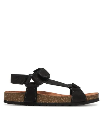 Sandale  Piele naturala, Negru, Negru