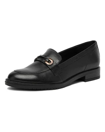 dama,  piele naturala negru, Negru