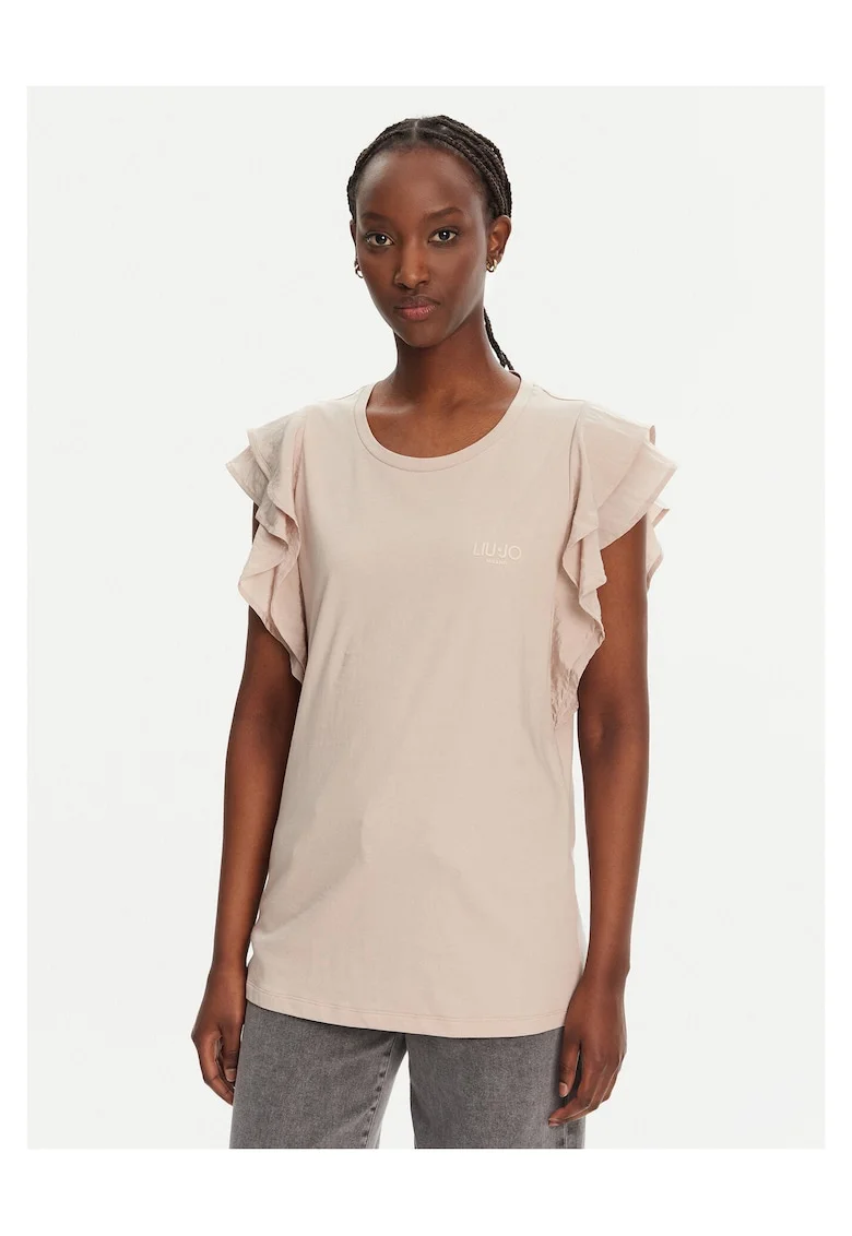 Tricou  dama bej, Bej
