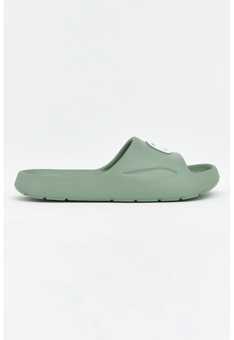 Papuci cu aplicatie controler, Alb/Verde aquamarin
