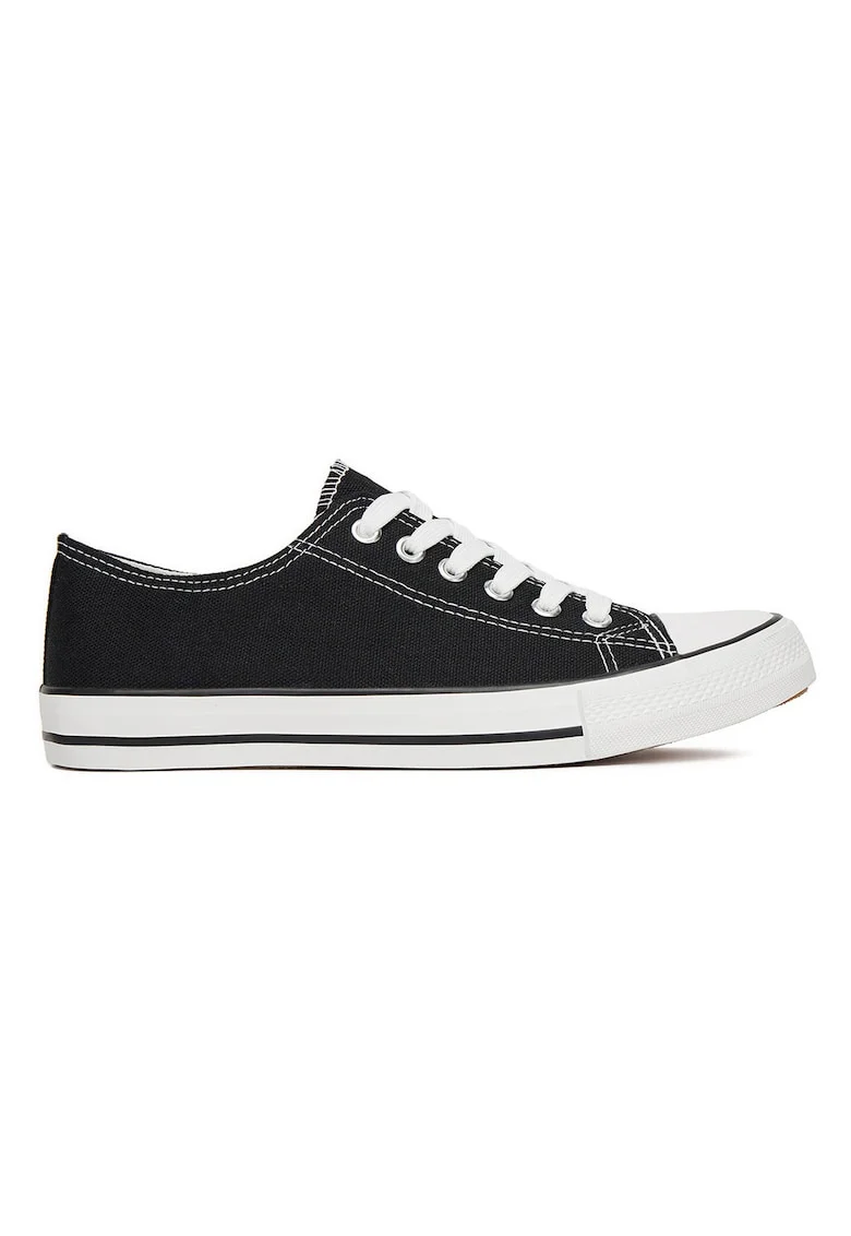 Pantofi dama  textil, Negru