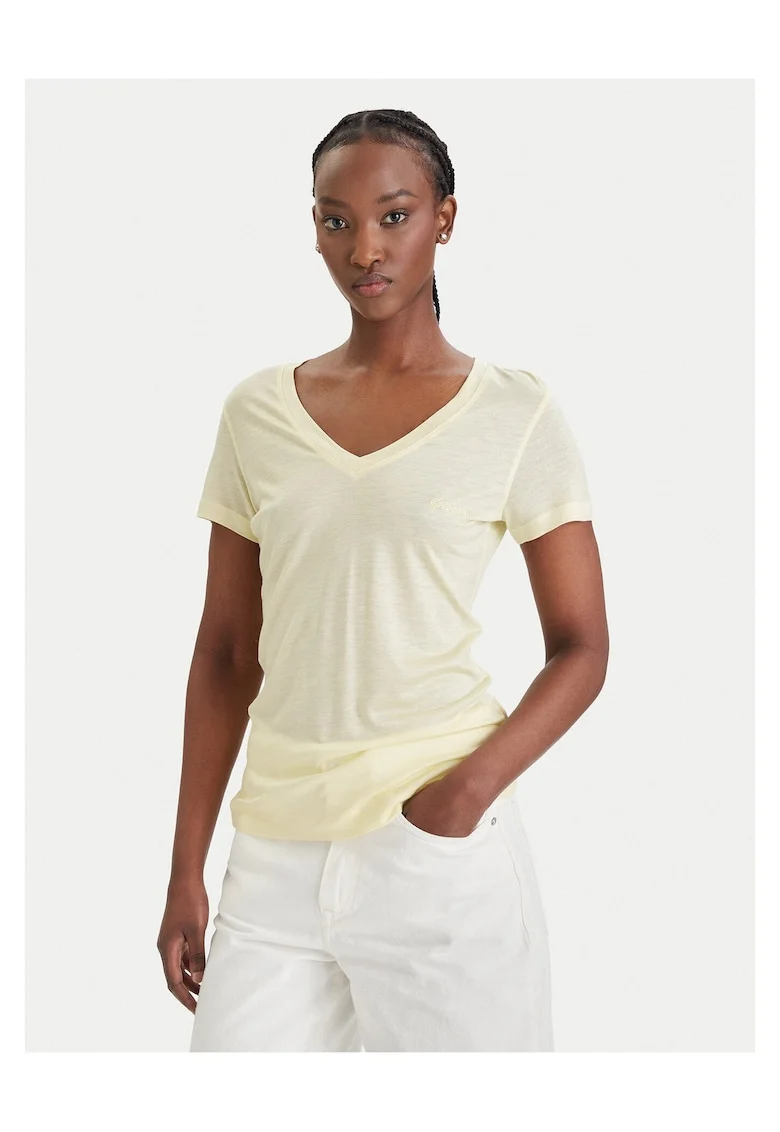 Tricou dama  Lyocell, Galben
