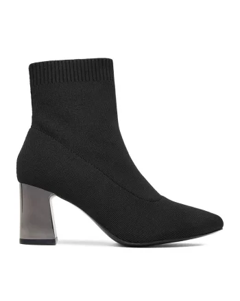 Botine dama  CEO-R25AW0416, sintetic, negru