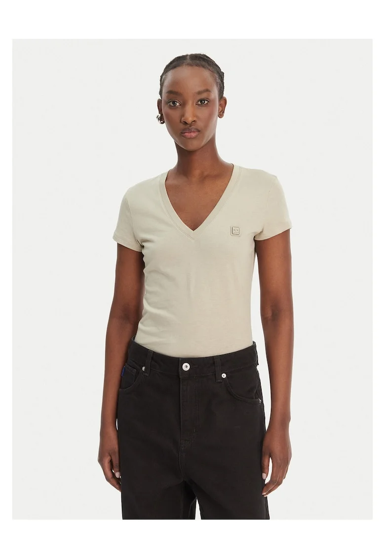 Tricou casual, Bej