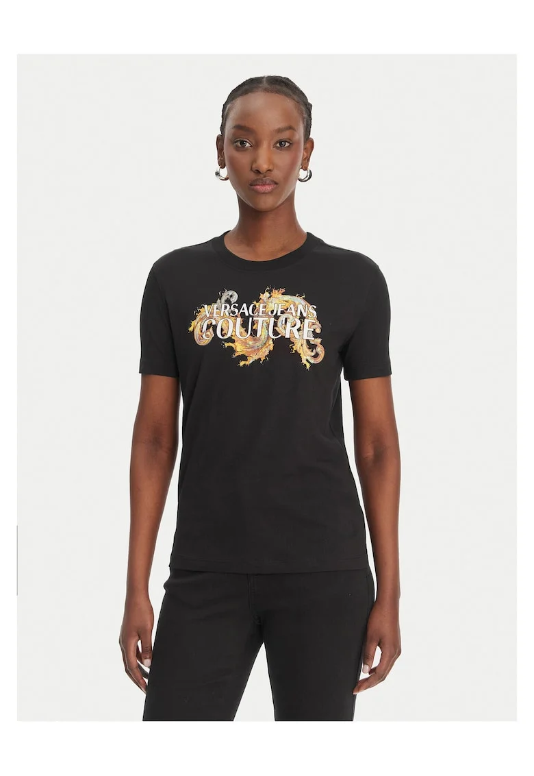 Tricou dama  bumbac, Negru