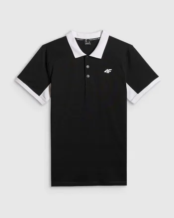 Tricou polo barbati  negru, confortabil