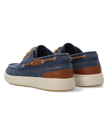 Pantofi boat din panza