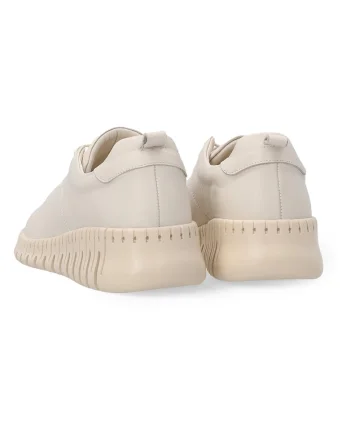 Tenisi cu talpa wedge din piele naturala