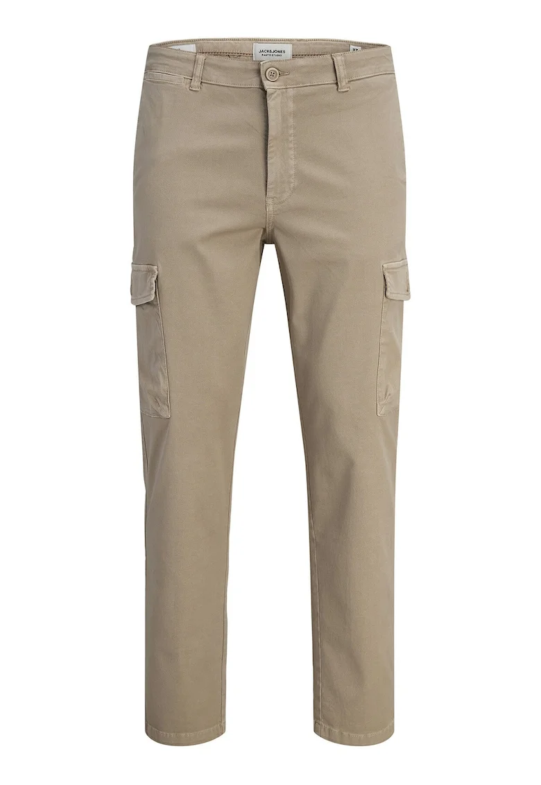 Pantaloni barbati,  fermoar, 654897, Bej