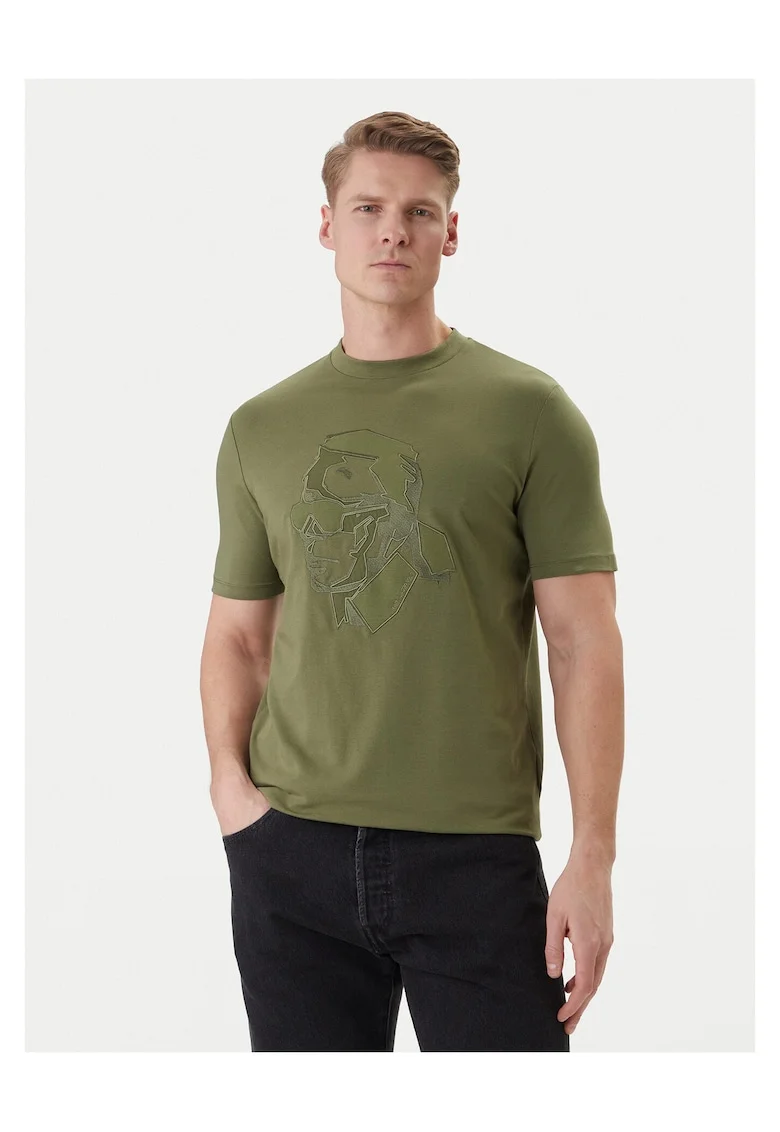 Tricou barbati  verde, Verde