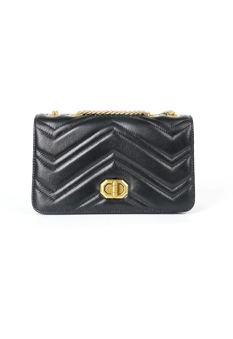 Geanta femei  RENATE, Negru, 23 cm x 14 cm x7 cm