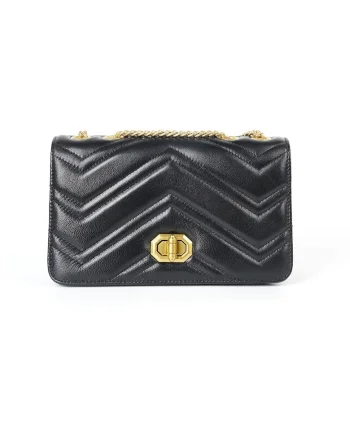 Geanta femei  RENATE, Negru, 23 cm x 14 cm x7 cm