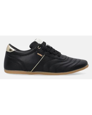 Pantofi sport uni low-cut din piele