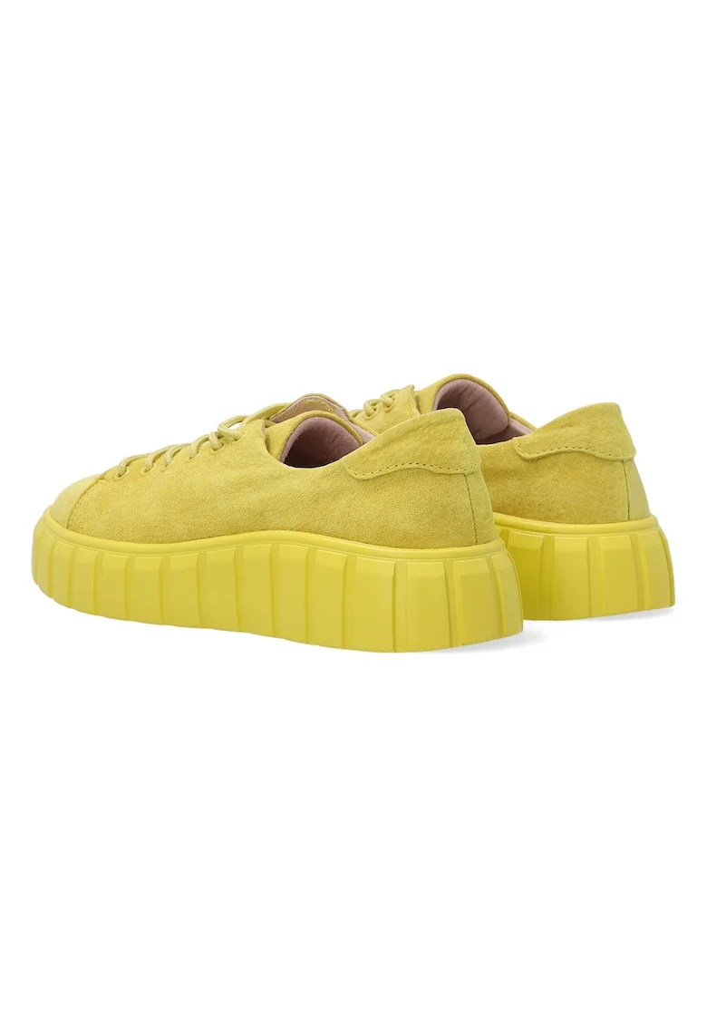 Pantofi sport din piele de caprioara