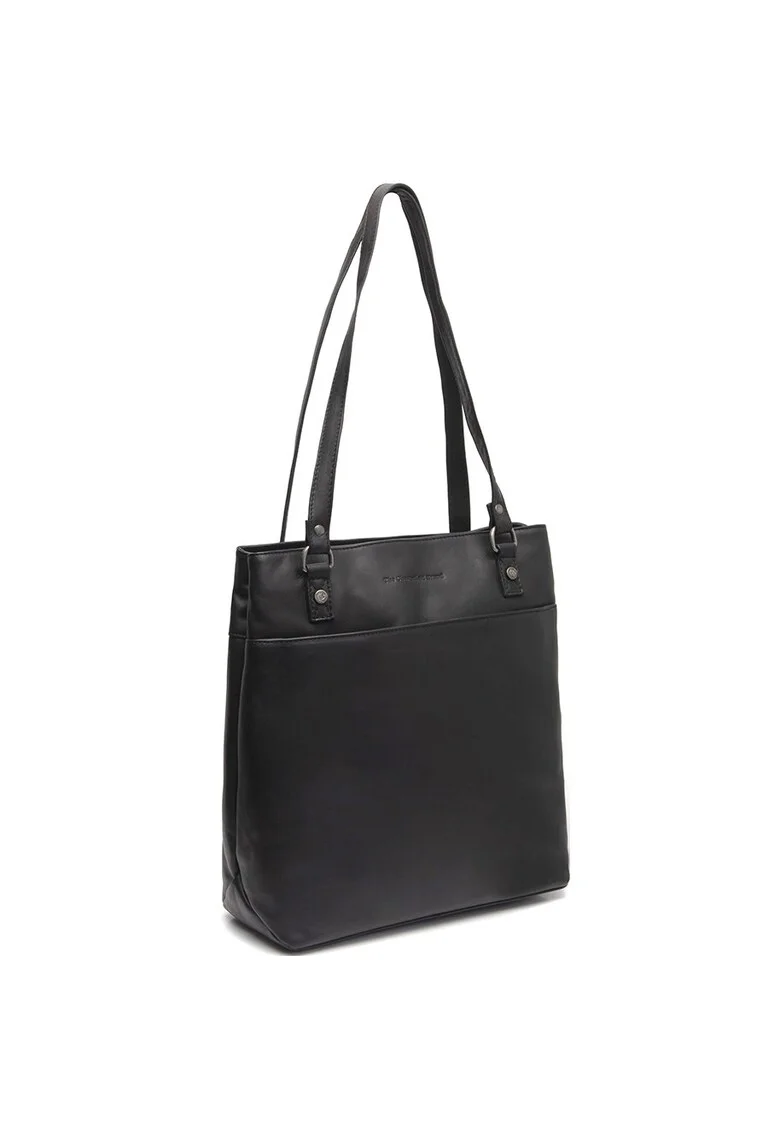 Geanta umar dama piele naturala 8.9 litri, Raynor, The Chesdwqfwqterfield Brand, Negru, 27 x 11 x 30 cm