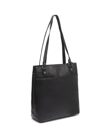Geanta umar dama piele naturala 8.9 litri, Raynor, The Chesdwqfwqterfield Brand, Negru, 27 x 11 x 30 cm