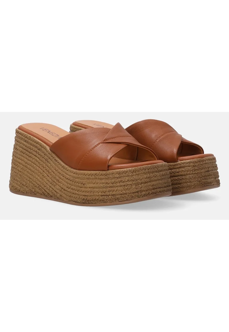Papuci demi-wedge