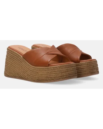 Papuci demi-wedge