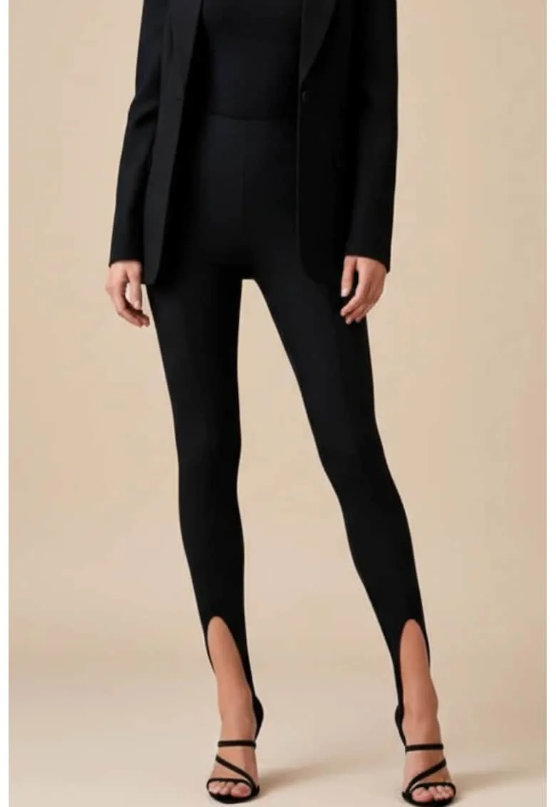 Colanti cu talie inalta si decupaj Stirrup "Valerie"