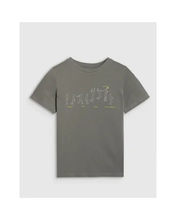 Tricou  Bumbac - 39754, Gri antracit