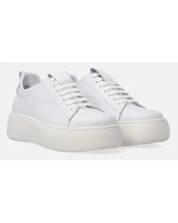 Pantofi sport cu platforma din piele