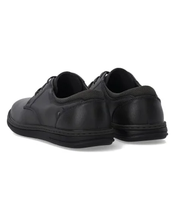 Pantofi din piele uni cu siret