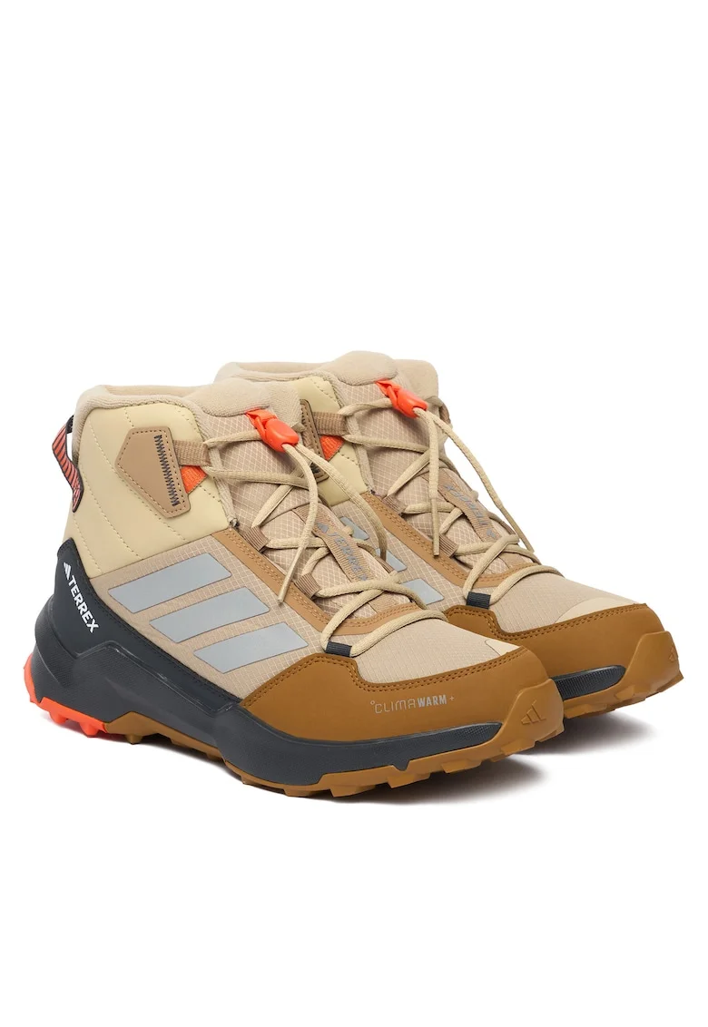 Pantofi sport copii,  trekking, maro, tesatura