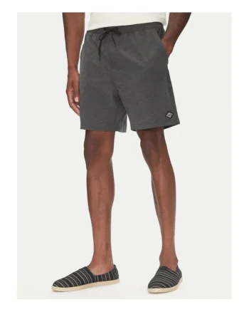 Pantaloni scurti de baie barbati  EBYJV00145, Poliester/Bumbac, 49850, Gri