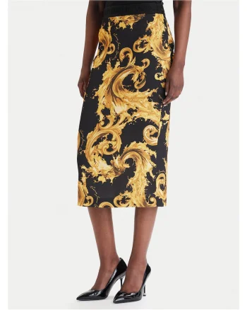 Fusta creion, Negru/Galben